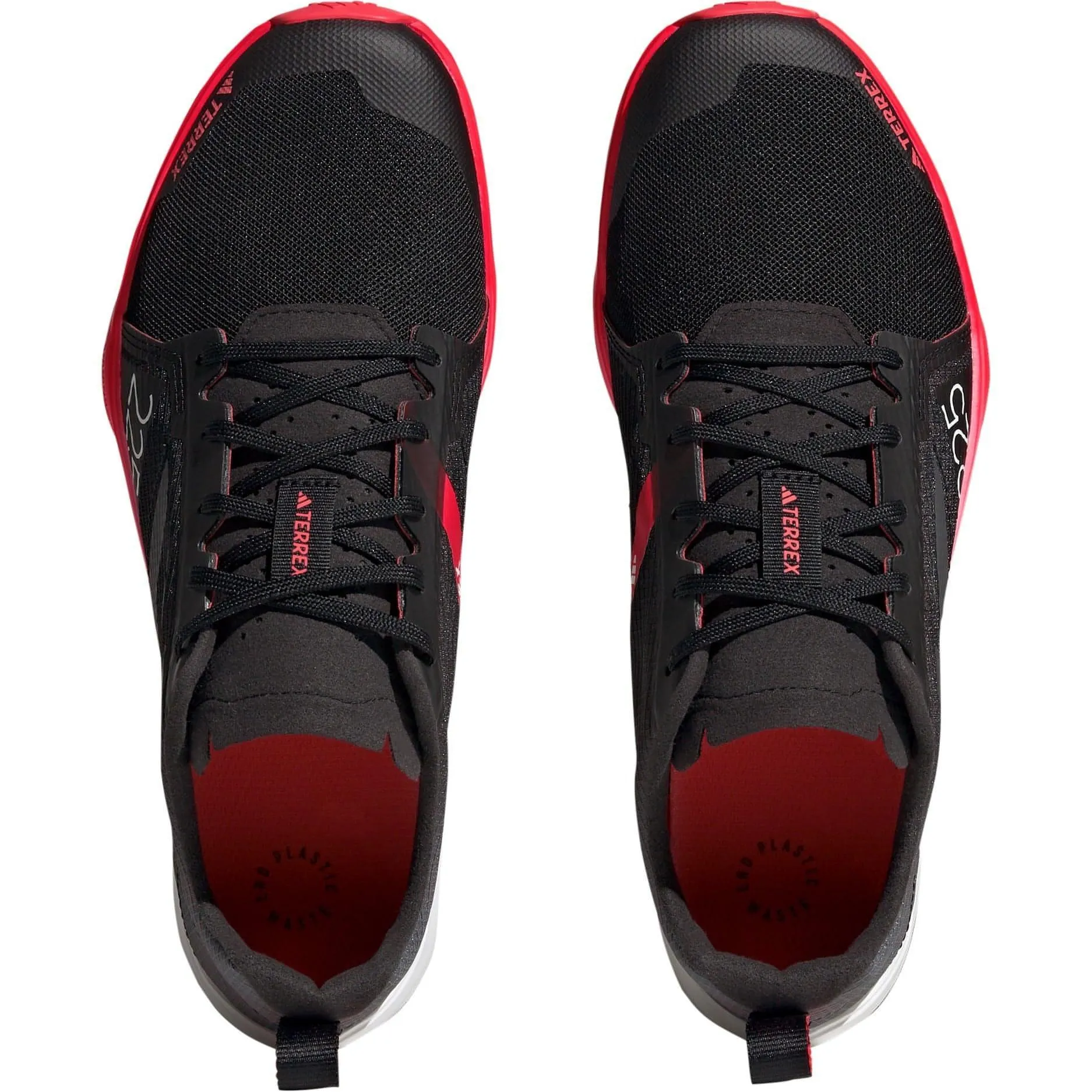 Reinforced Toecap adidas Terrex Speed Flow Mens Trail Running Shoes - Black