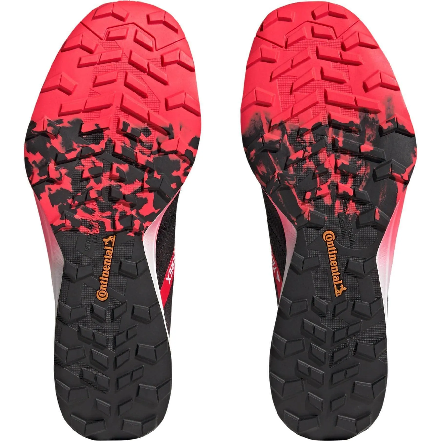 Toe Protection Cap Non Slip Lace System adidas Terrex Speed Flow Mens Trail Running Shoes - Black