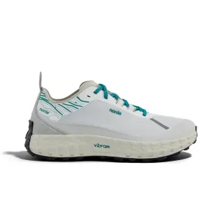 Norda 001 Trail Running Shoe (Retro White/Forest) Shock Absorbing Midsole Thermal Regulation Layer