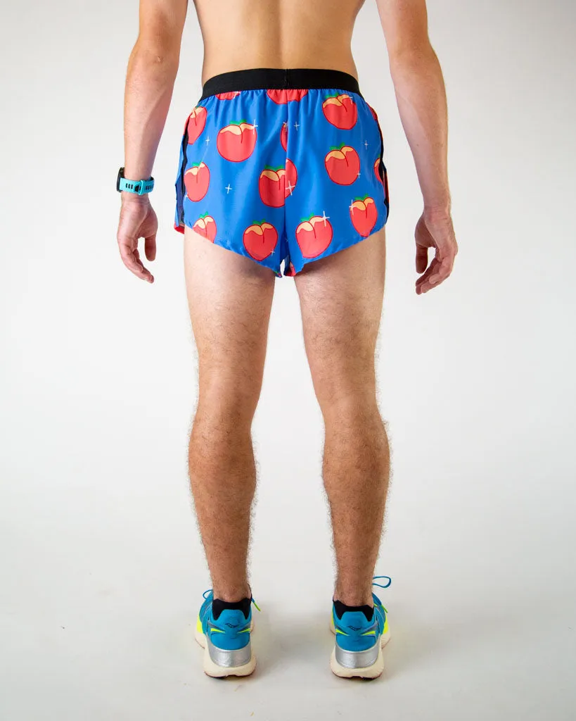 Zipper pockets Men's Juicy Peaches 2" DS Split Shorts