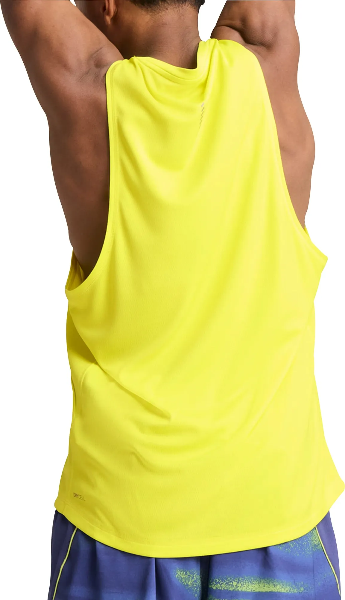 Puma Velocity Mens Running Vest - Yellow Evolution - potential Premium Fabric Blend