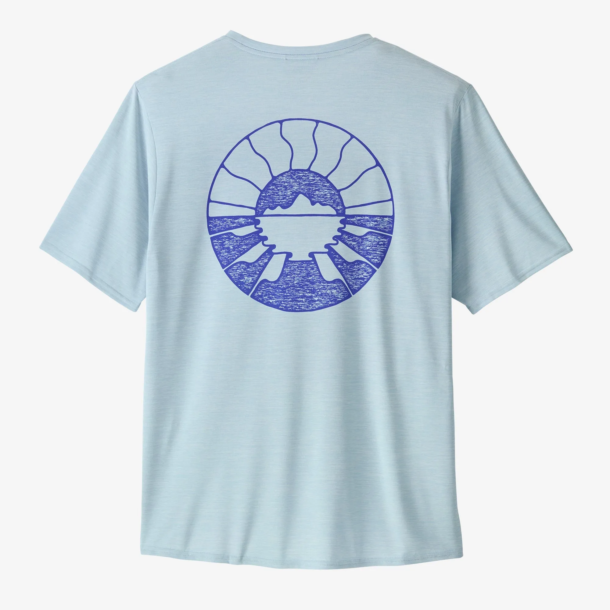 Winter Protection Fall Core Men's Capilene? Cool Daily Graphic Shirt - Waters