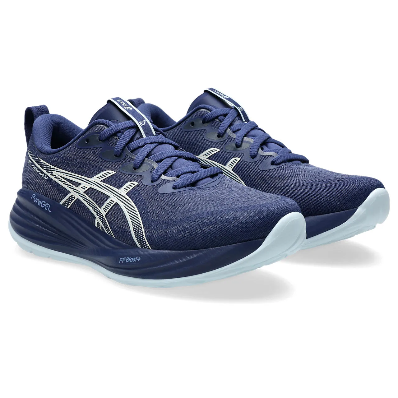 Women's Gel-Cumulus 27 Running Shoes Indigo Blue / Cool Grey speed - focused shoes recreational runner