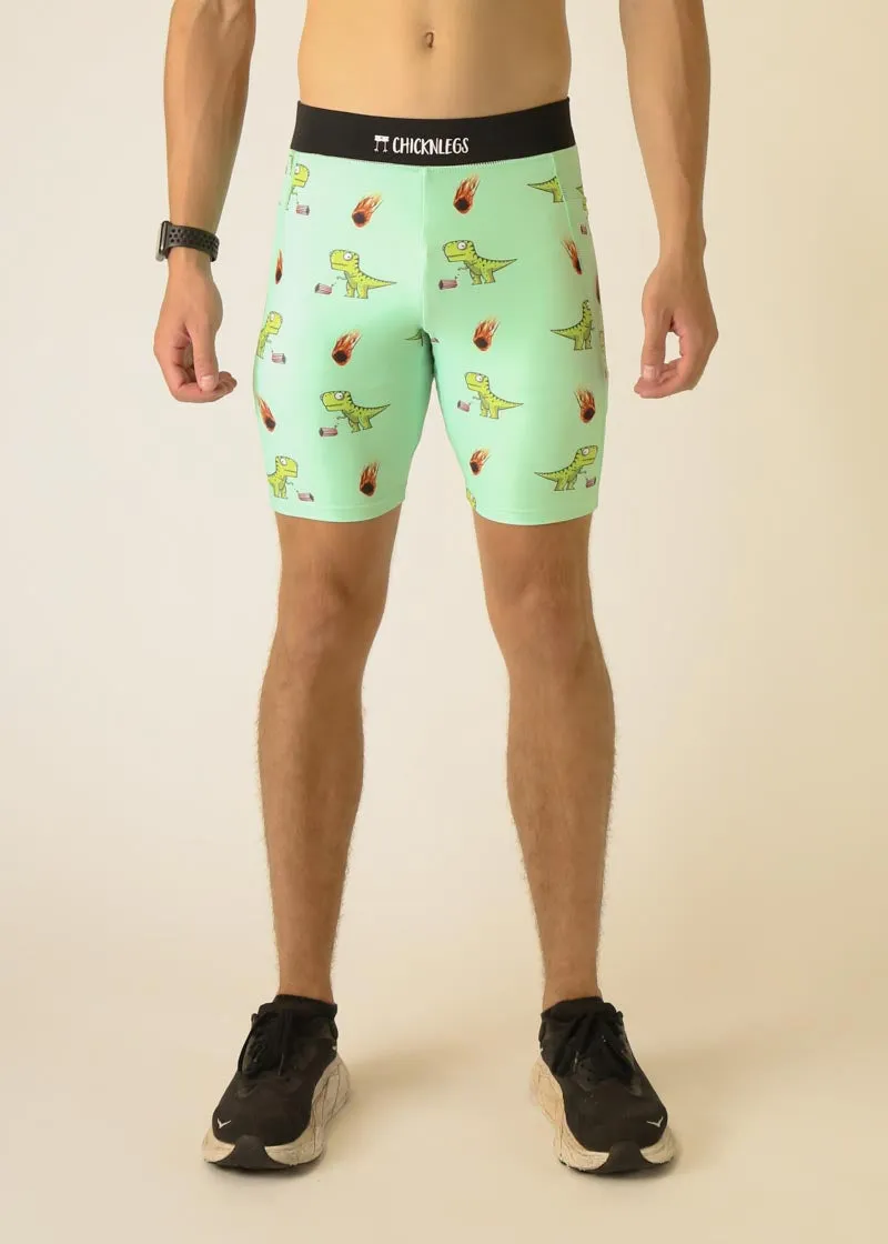 Morning Stretch Soft Touch Men's Dino-Sore 8" Half Tights