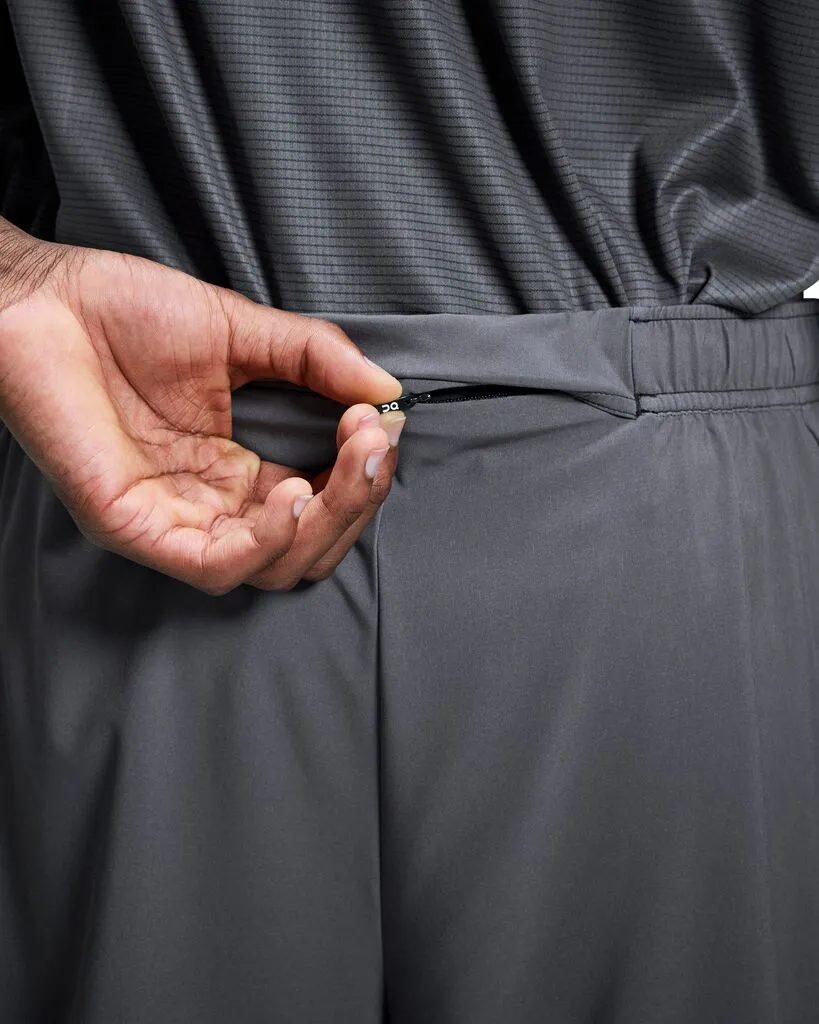 On Men's Pace Shorts Iron Performance Comfort