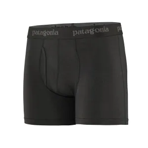 Stretchy Hemline Patagonia Men's Essential 3 Inch Boxer Briefs Black