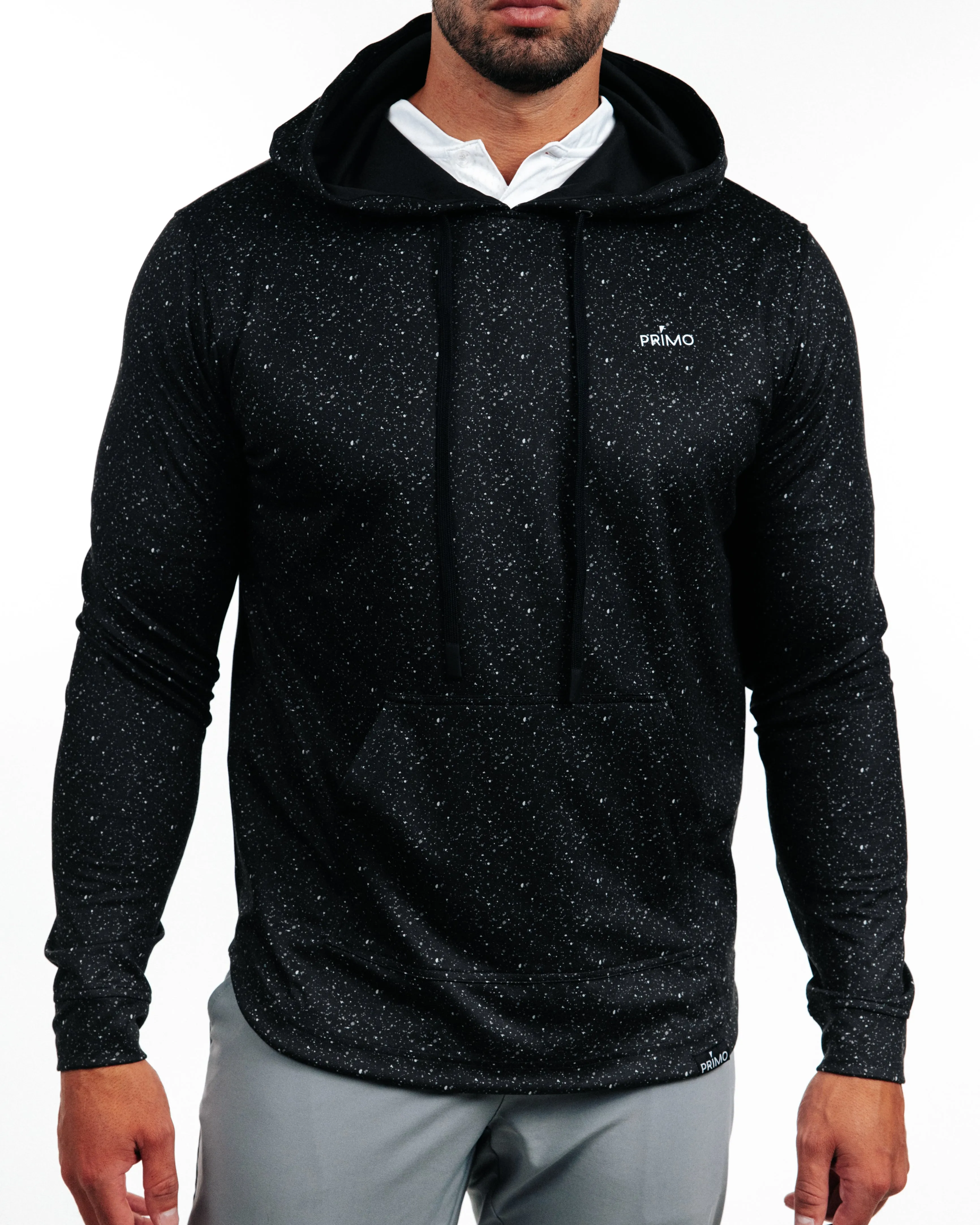 Speckled Black Golf Hoodie product graduation pride