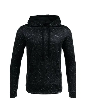 Speckled Black Golf Hoodie Effortless Hoodie Quilted Lining
