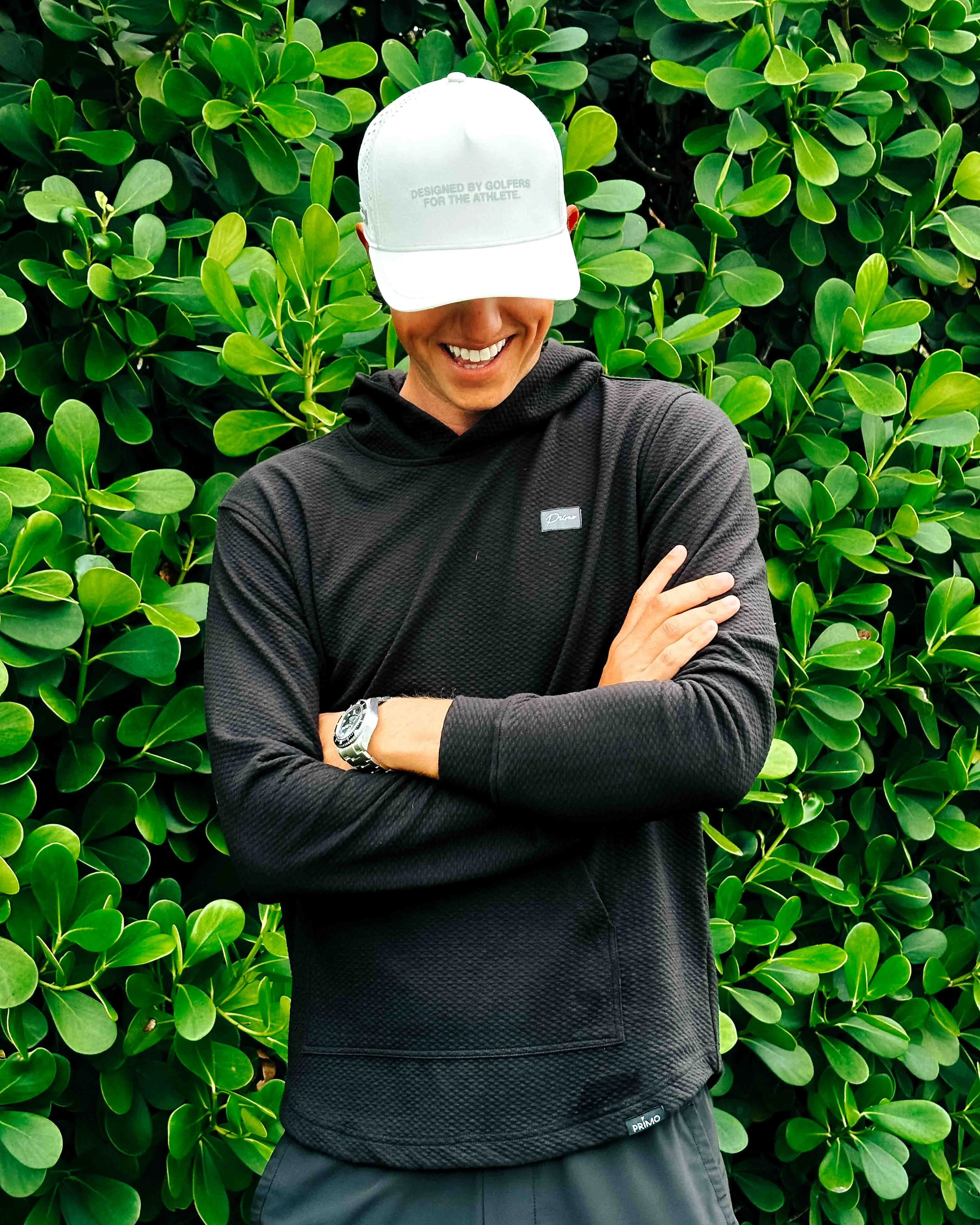 Warm Essentials product gemstone luxury Black GH Waffle Hoodie