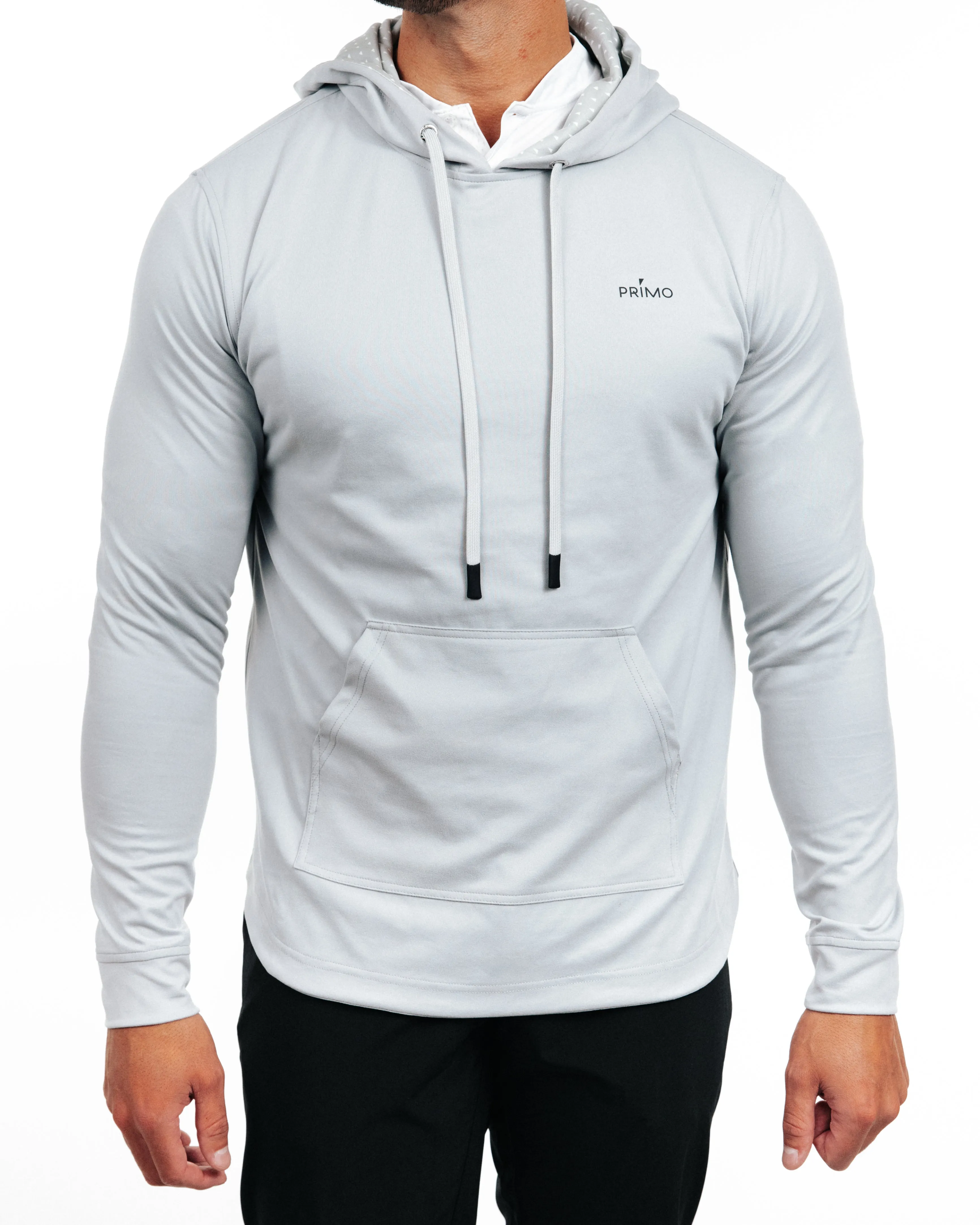 Basic Wear Light Gray Golf Hoodie