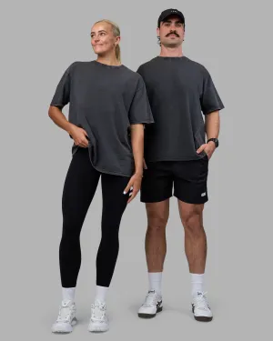 Easy-Going Style Non Toxic Materials Easy FLXCotton Tee Oversize - Black Washed