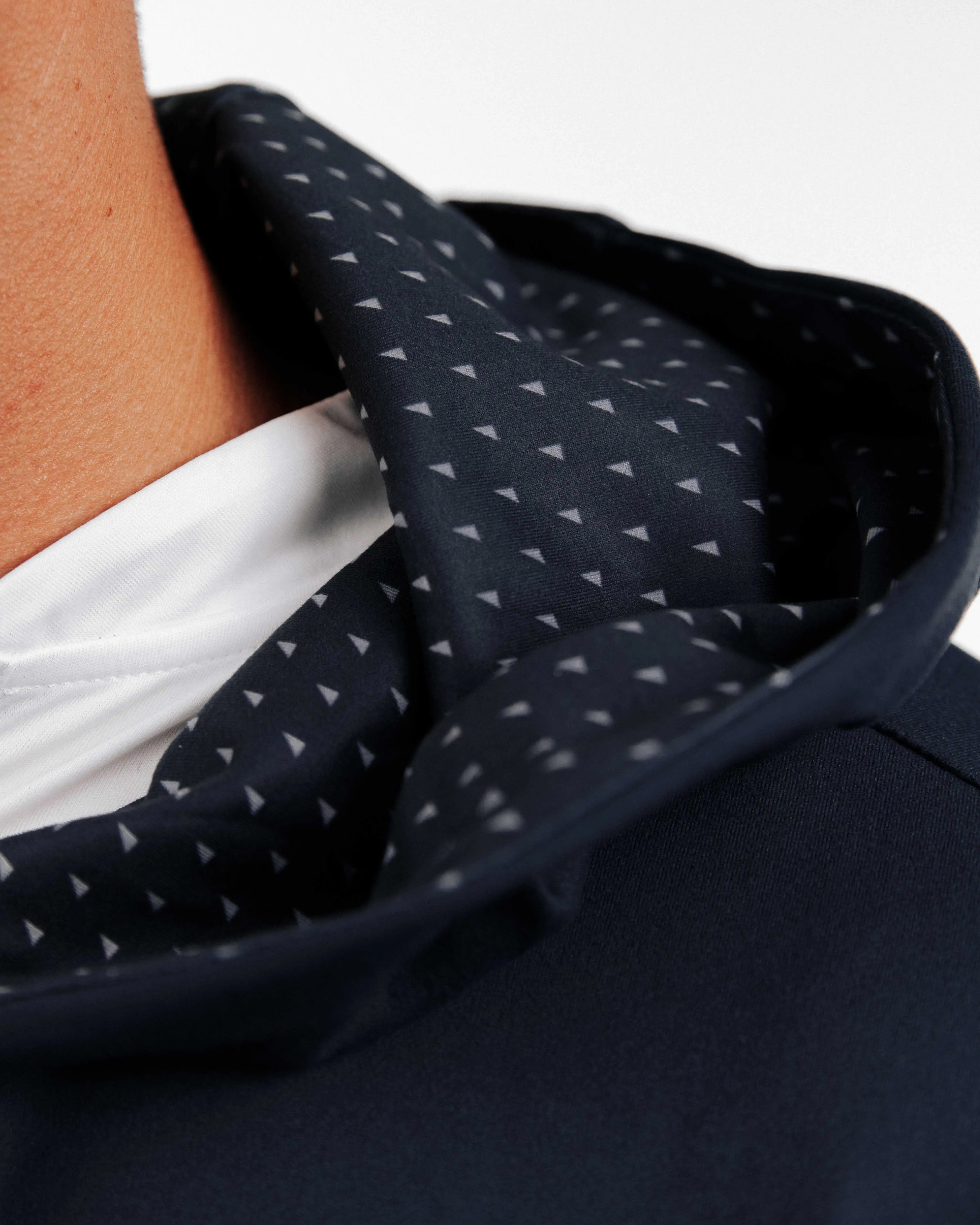 Navy Golf Hoodie Rough texture Warm Hoodie