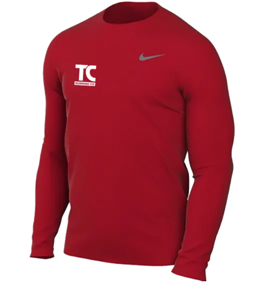 TaglessDesign Men??s TCRC Legend Long Sleeve Tee (657 - University Red)