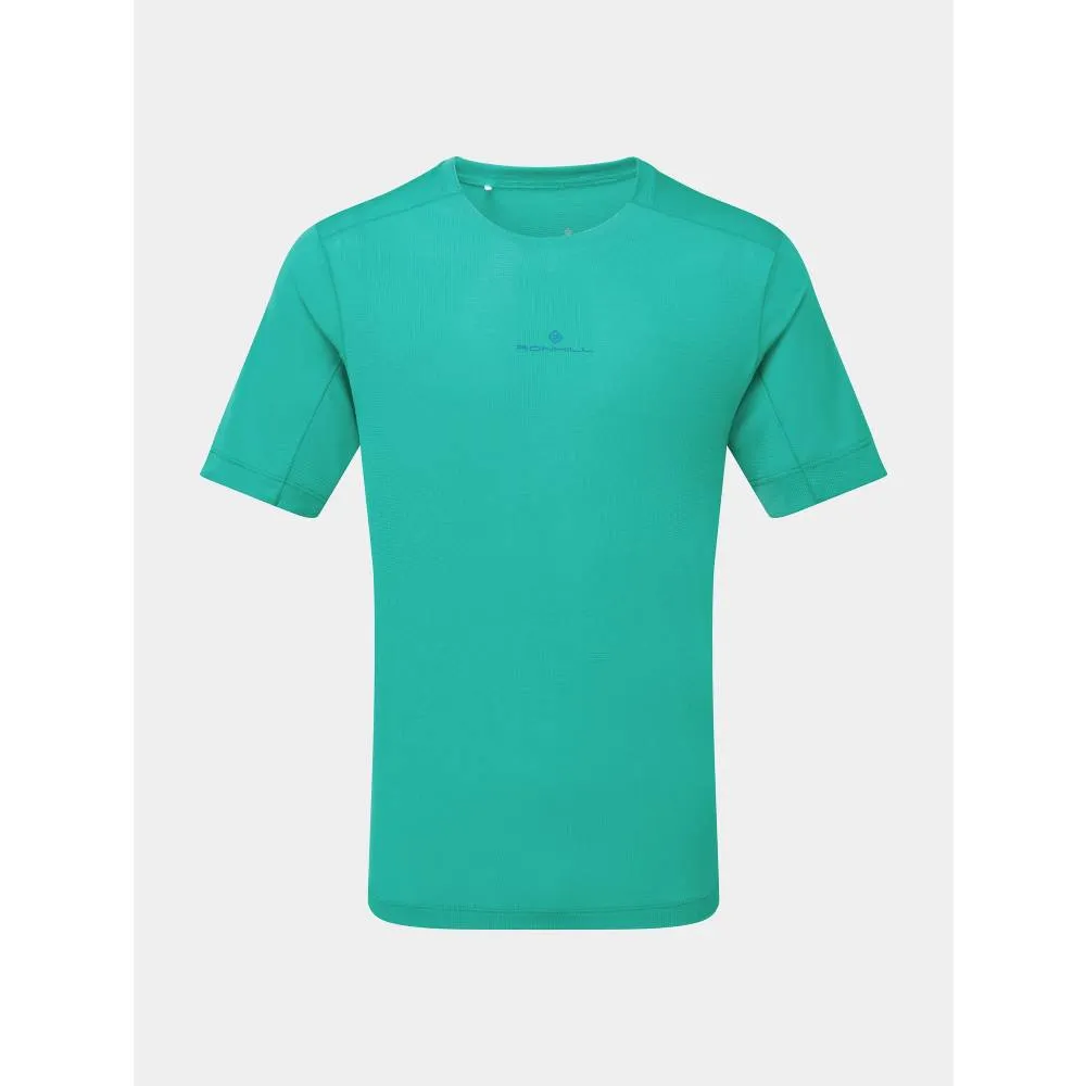 Active Essentials Sustainable Dye Process Ronhill Tech S/S Tee (Mens) - Deep Laguna/Seafaring
