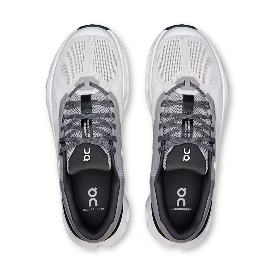 On Men's Cloudrunner 2 Running Shoes in Wolf/Ivory SS25 Standard
