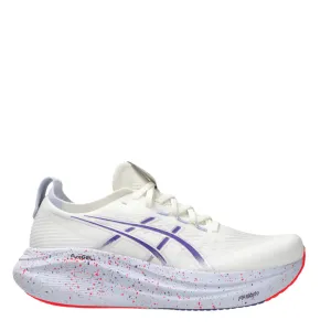 Team Sport ASICS Men's GEL-NIMBUS 27 TOKYO Collection Running Shoes in Cream/Edo Purple AW25