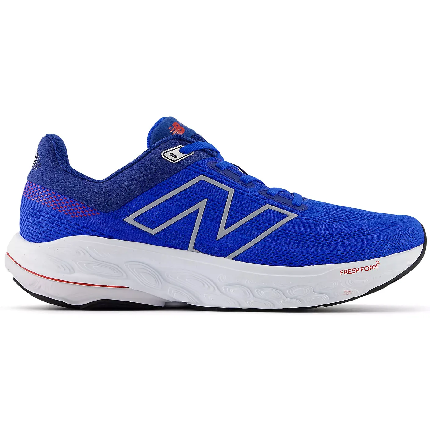 high - altitude running shoes entertainment - event running gear New Balance Men's 860v14 Wide Fit Running Shoes Blue Oasis / White / True Red
