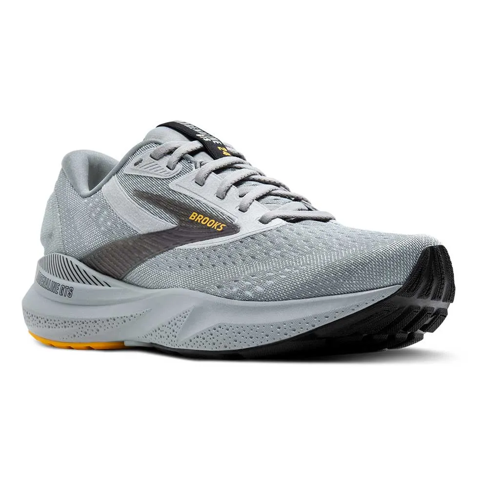 Men's Adrenaline GTS 24 Running Shoe - Alloy/White/Gold Fusion - Extra Wide (4E) Trail Fluid Ride Tech