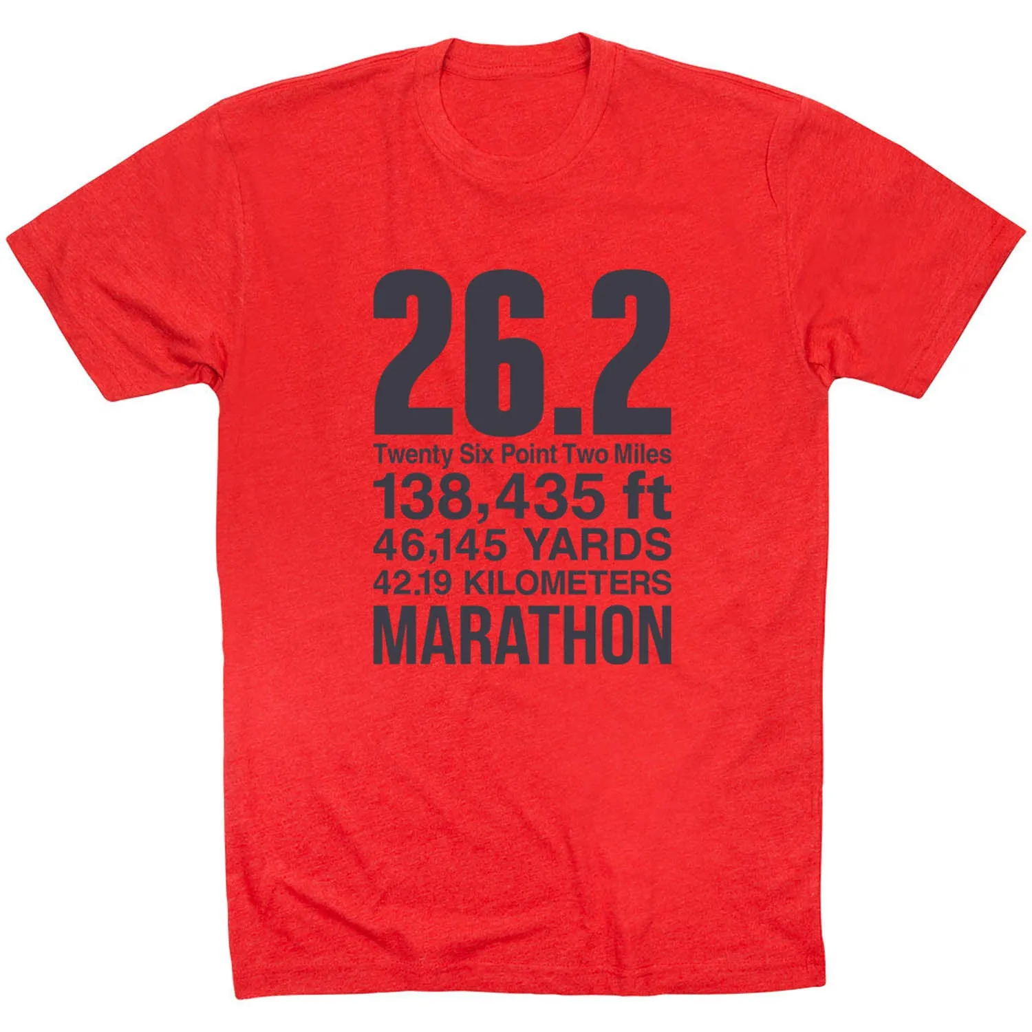 Light and Cozy Cozy and Light Running Short Sleeve T-Shirt - 26.2 Math Miles