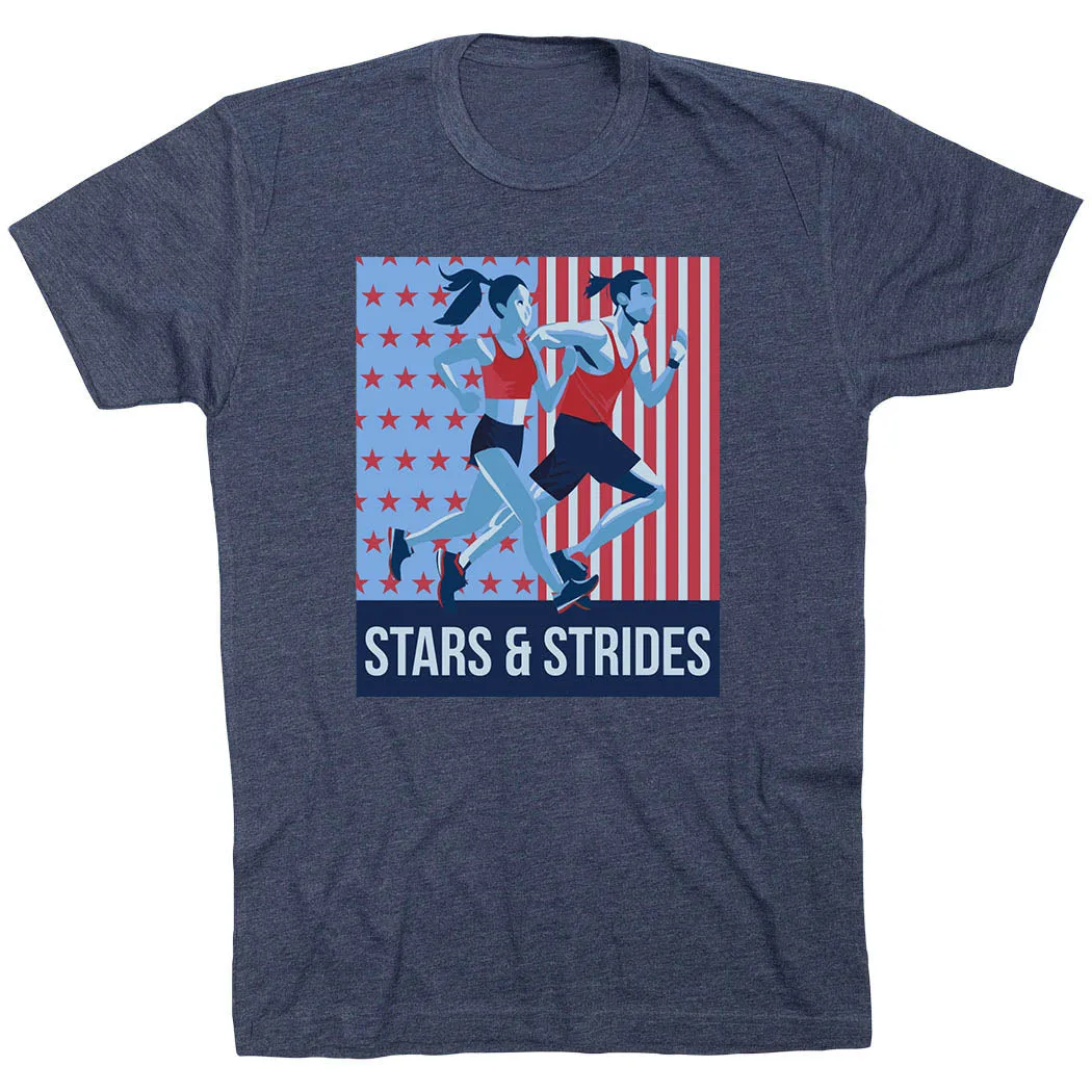 Holiday Casual Running Short Sleeve T-Shirt - Stars and Strides