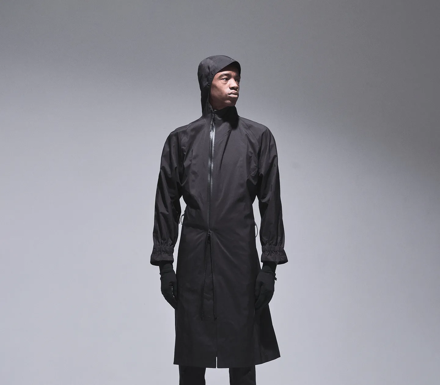 UltraThinLayer Easy Fit Men's ProtoLab Rainmac | Black