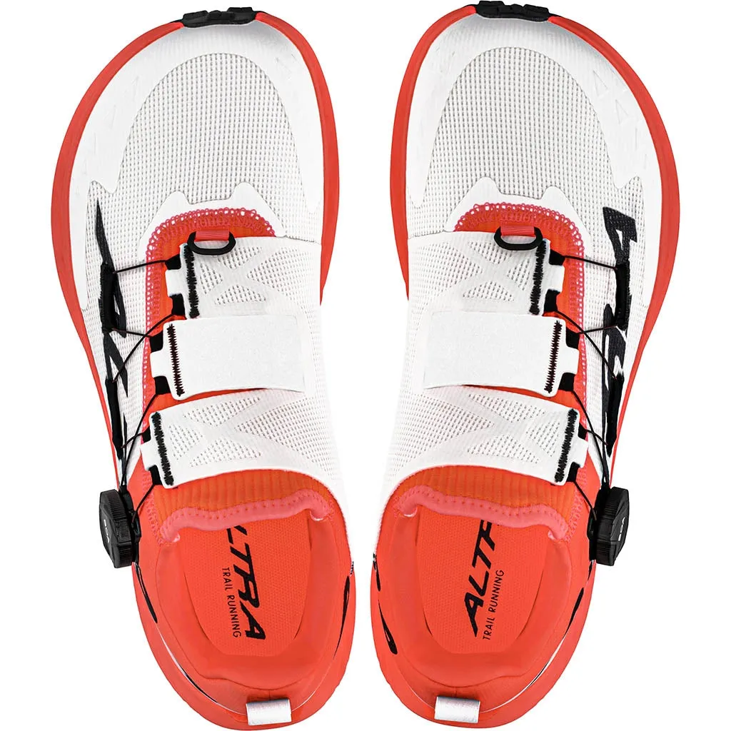 Men's Timp 5 BOA Trail Running Shoes White / Coral Waterproof Traction Wide toe box