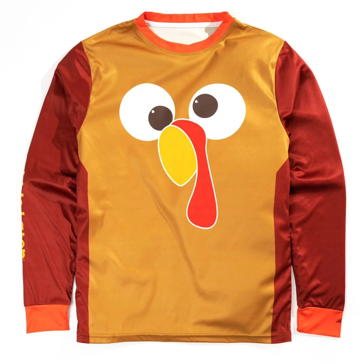 Performance Fit Wear Men's Running Long Sleeve Performance Tee - Run Now Gobble Later