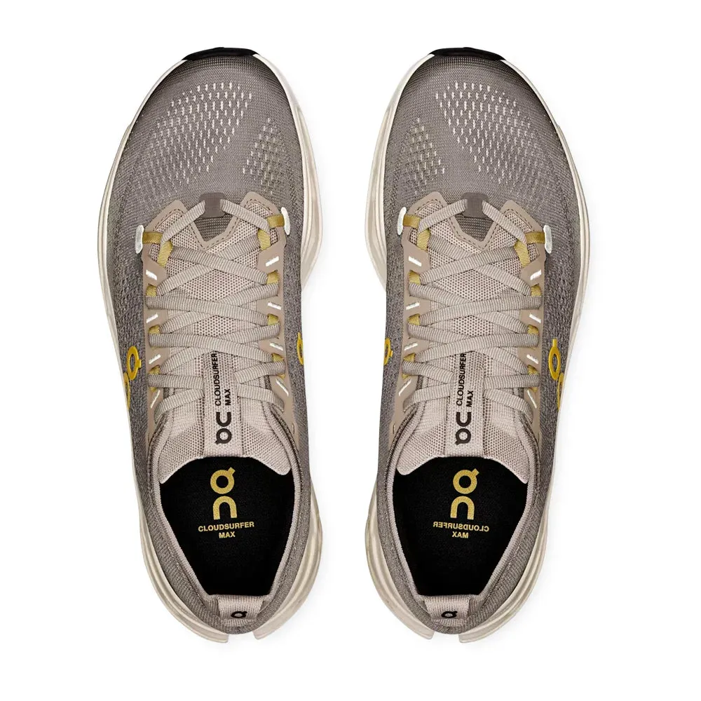 Men's Cloudsurfer Max Running Shoe - Cinder/Pelican - Regular (D) Fitness Footwear Rolling Motion Engine