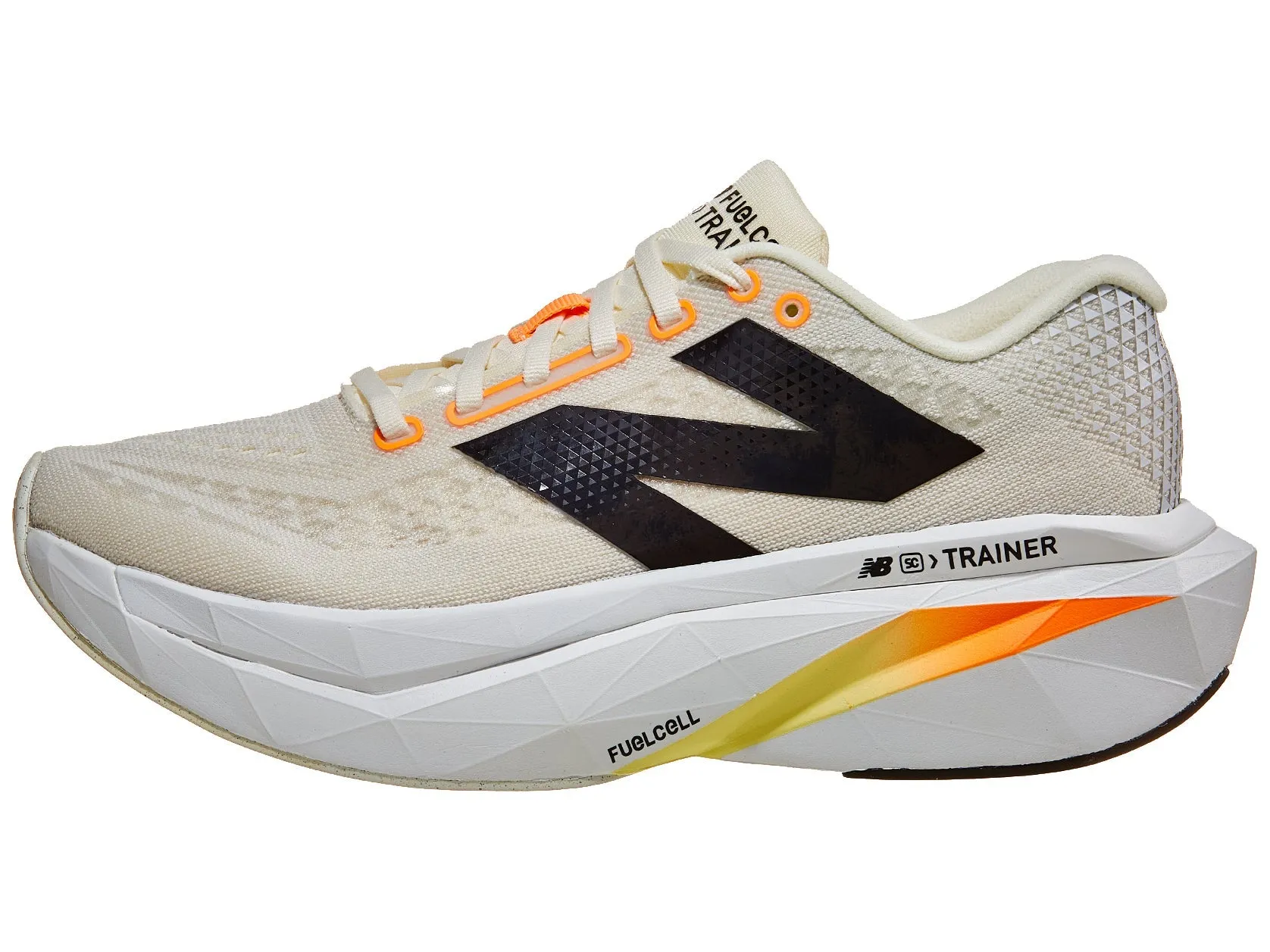 Men's FuelCell SuperComp Trainer v3 (CA - Angora/Hot Mango/Black) machine - washable shoes