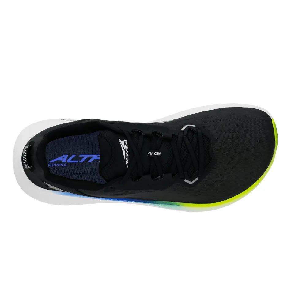Micro Grip Altra Men's FWD Via Running Shoes in Black/Blue AW25