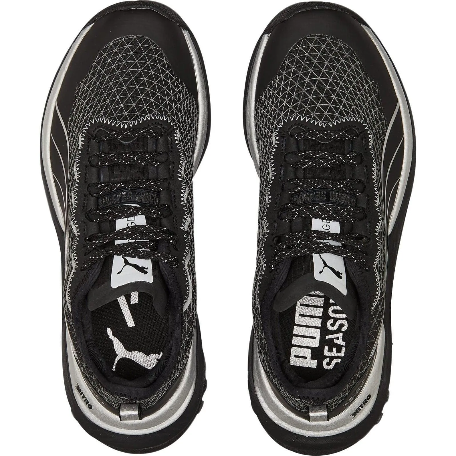 Energy Returning Foam Puma Voyage Nitro 2 GORE-TEX Womens Trail Running Shoes - Black