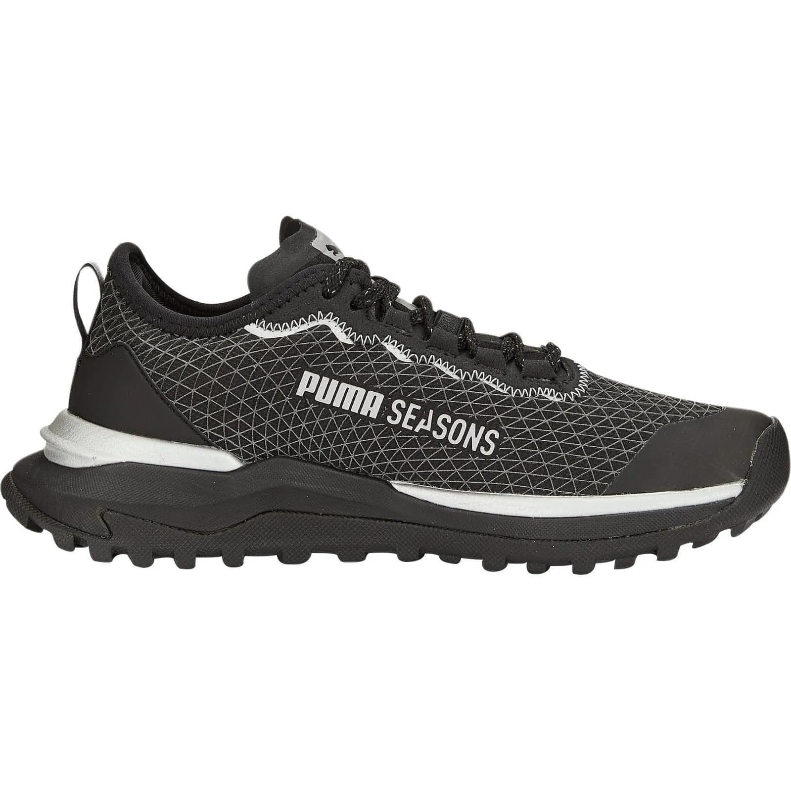 girls trail running shoes aggressive tread shoes Puma Voyage Nitro 2 GORE-TEX Womens Trail Running Shoes - Black