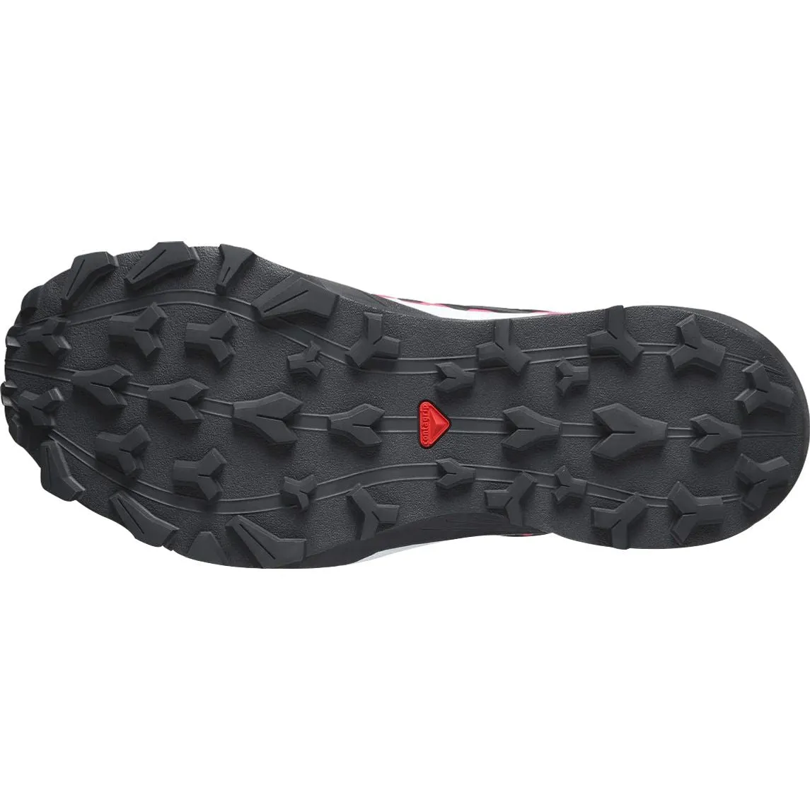 Dual Density Outsole Salomon Thundercross Womens Trail Running Shoes - Black