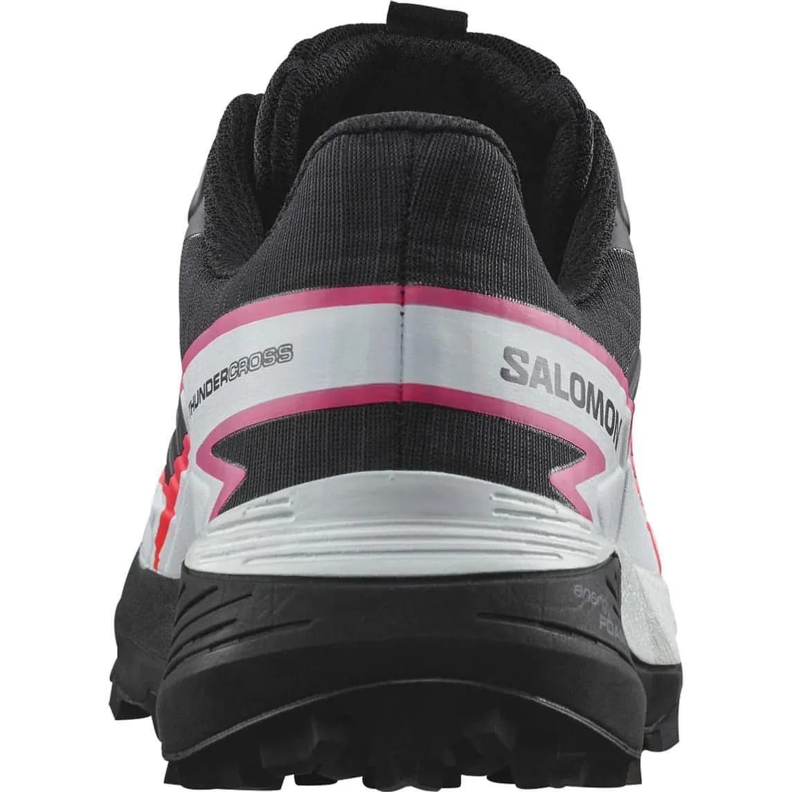 stability trail sneakers Salomon Thundercross Womens Trail Running Shoes - Black