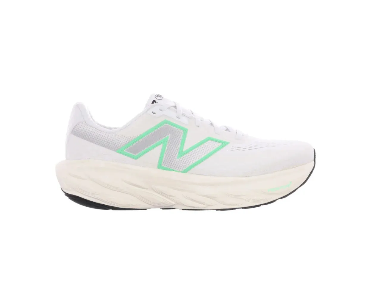 Men's Fresh Foam X 1080 v14 (E - NB 103 White/Lime Leaf/Angora) Dynamic Response Sole