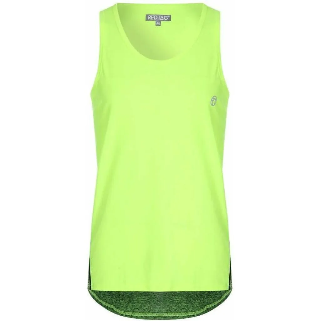 Red Tag Activewear Reflective Mens Running Vest - Yellow high - torque
