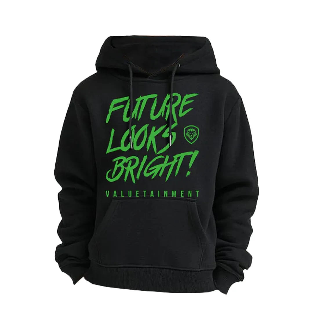 City Smart Kid's Future Looks Bright Green Lion Premium Pullover Hoodie