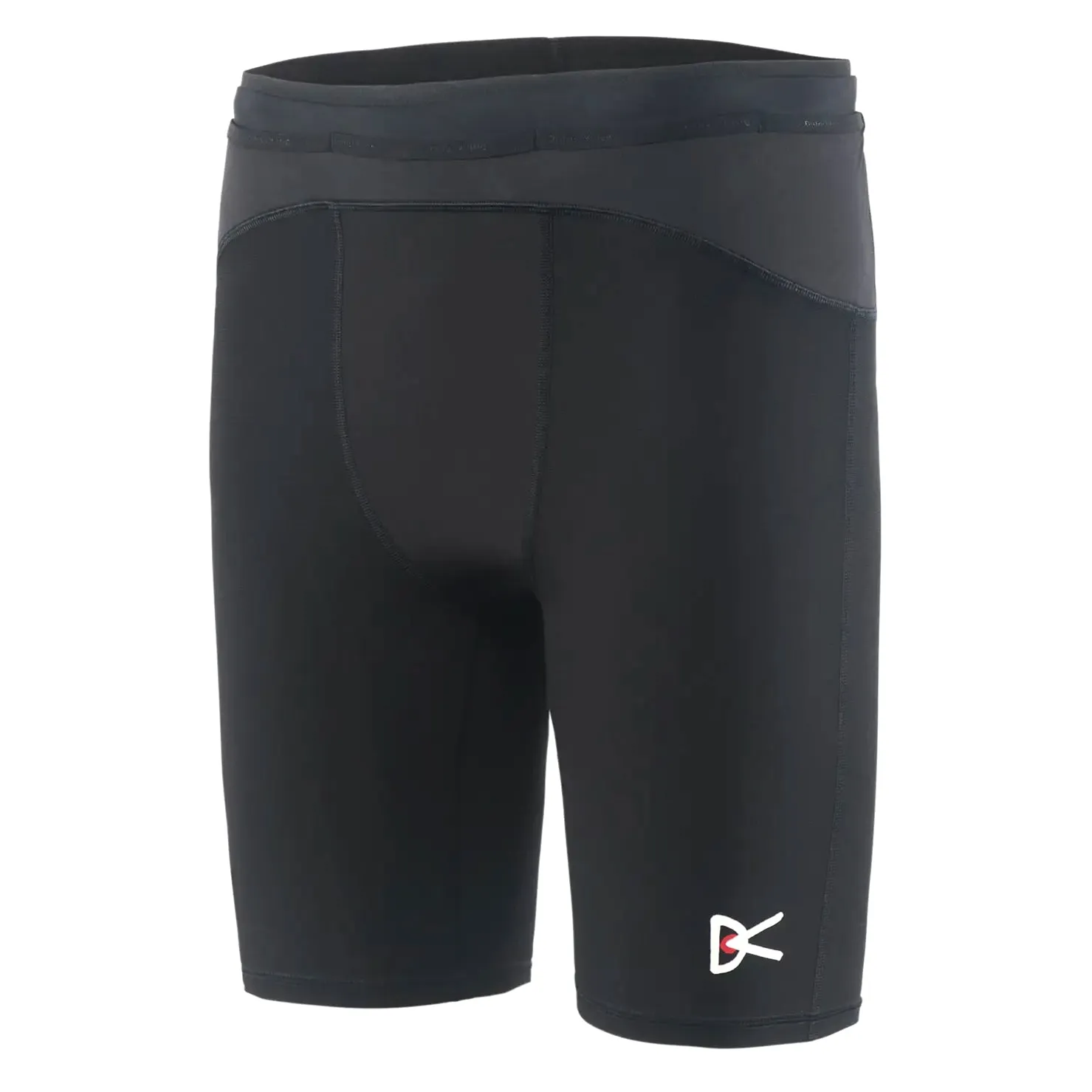 x Maurten Men's Elite Fuel Half Tights Black Effortless Comfort On The Go