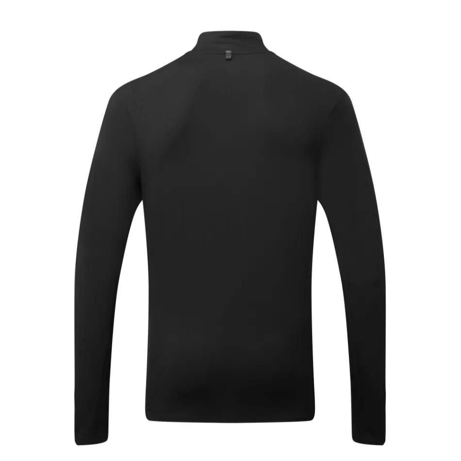 Teenager fashion Minimal Layers Ronhill Men's Core Thermal 1/4 Zip in Black/Bright White SS25