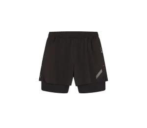 Men's Dual Run Shorts | Black Tennis wear Flex Style