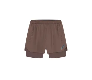 Men's Dual Run Shorts | Dark Taupe Breezy Comfort