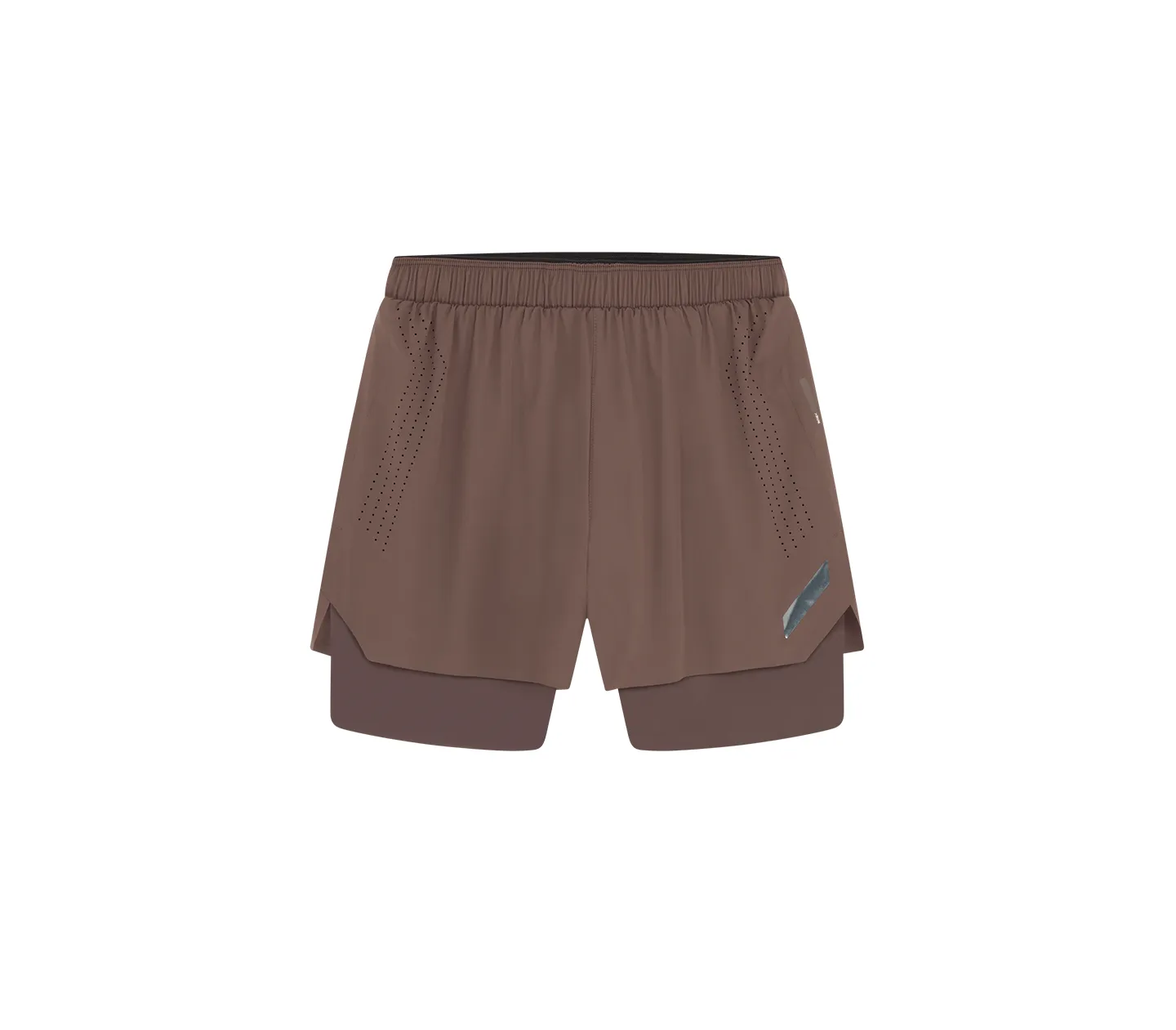 Men's Dual Run Shorts | Dark Taupe Outdoor Ready Fit