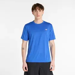 Brunch Fit Unique Cut Men's Athletics T-Shirt (BEA - Blue Gemstone Heather)