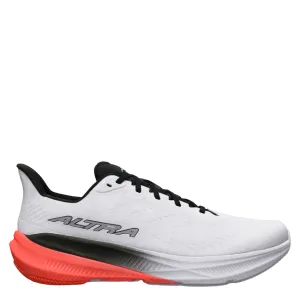 Altra Men's Experience Flow 2 Berlin Running Shoes in White/Coral AW25 Comfortable Foot Mobility Heel Stabilization