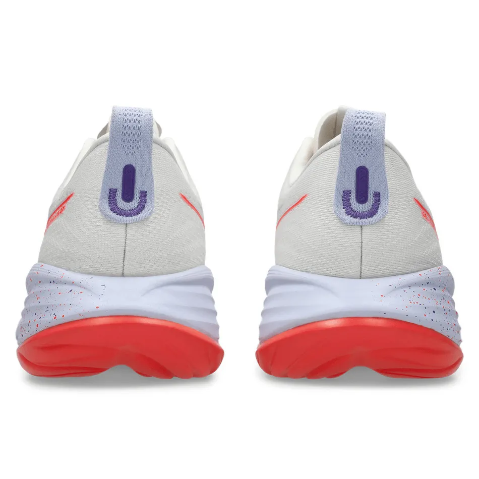 ASICS Men's GEL-CUMULUS 27 TOKYO Collection Running Shoes in Cream/Edo Purple AW25 Lateral Stability Wing