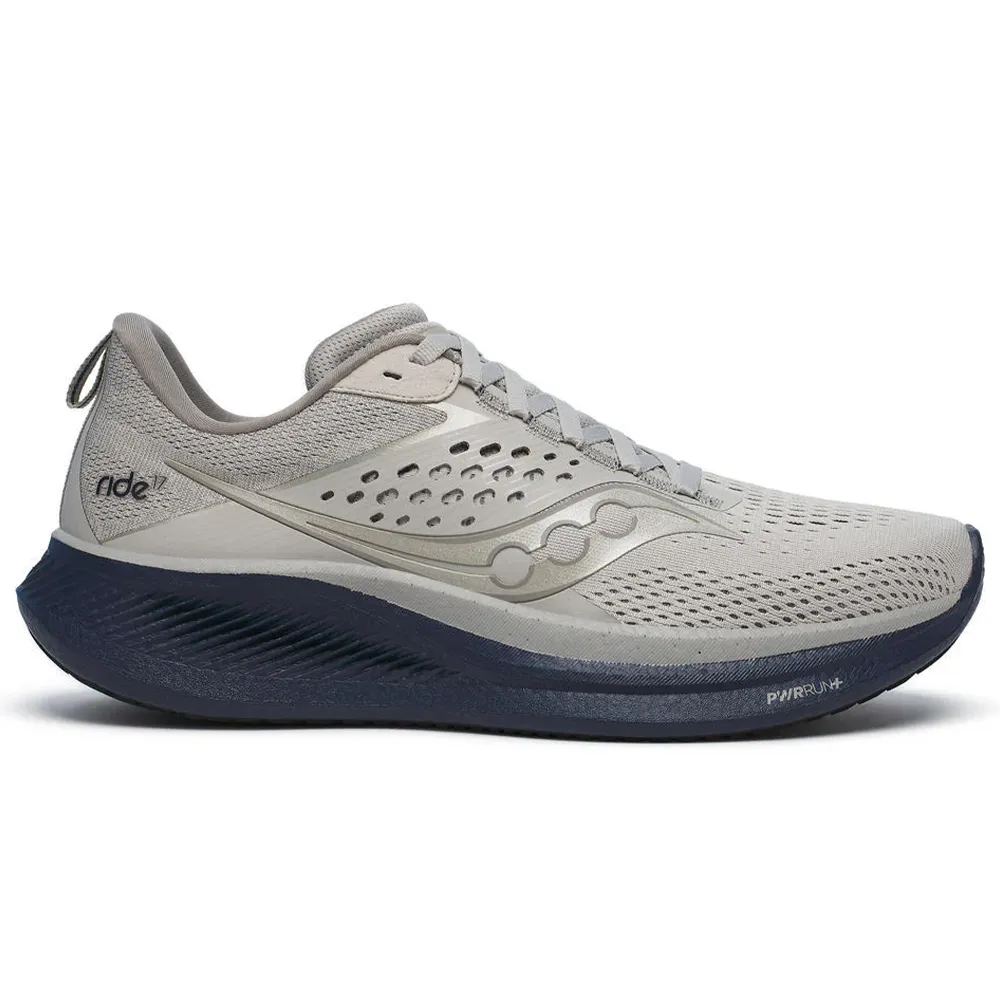 Men's Saucony Ride 17 Aramid Fiber Stability synthetic - upper shoes