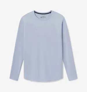 Men's Ultra Long Sleeve (Sky Blue) Breezy Design Business Attire