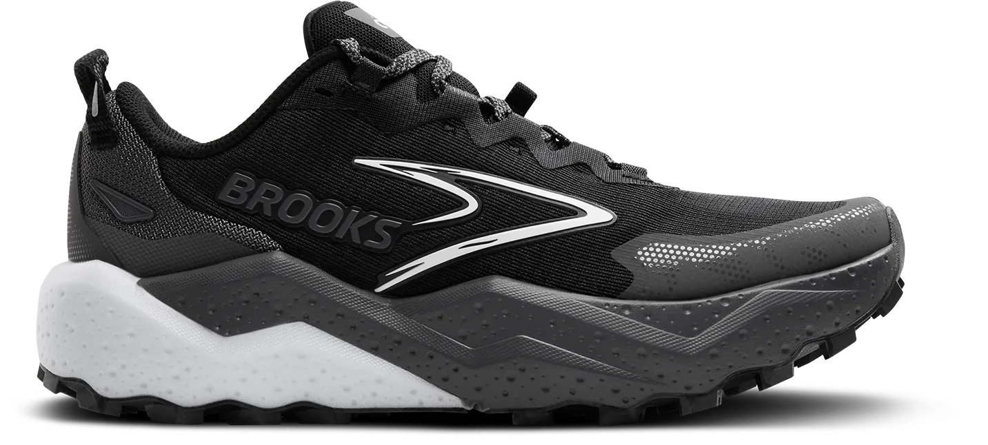 Compression Molded Midfoot narrow width sneakers Men's Caldera 8 (052 - Black/Blackened Pearl/White)