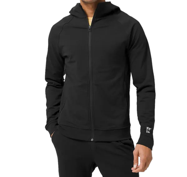 Men's City Sweat Full Zip Hoodie (Black) Elite Vibe
