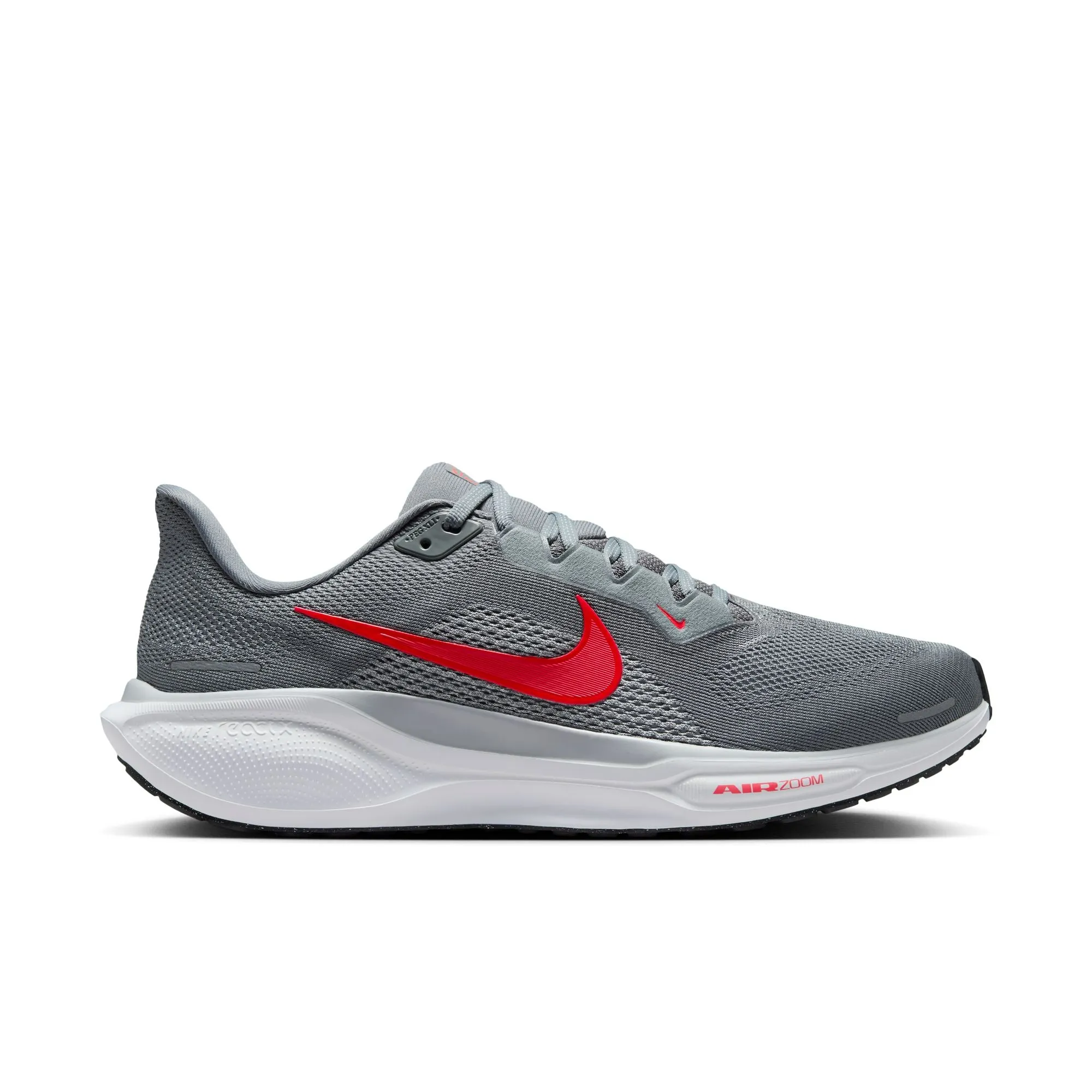 Men's Pegasus 41 (013 - Cool Grey/Bright Crimson-Wolf Grey) High Rebound Foam Core speed training shoes